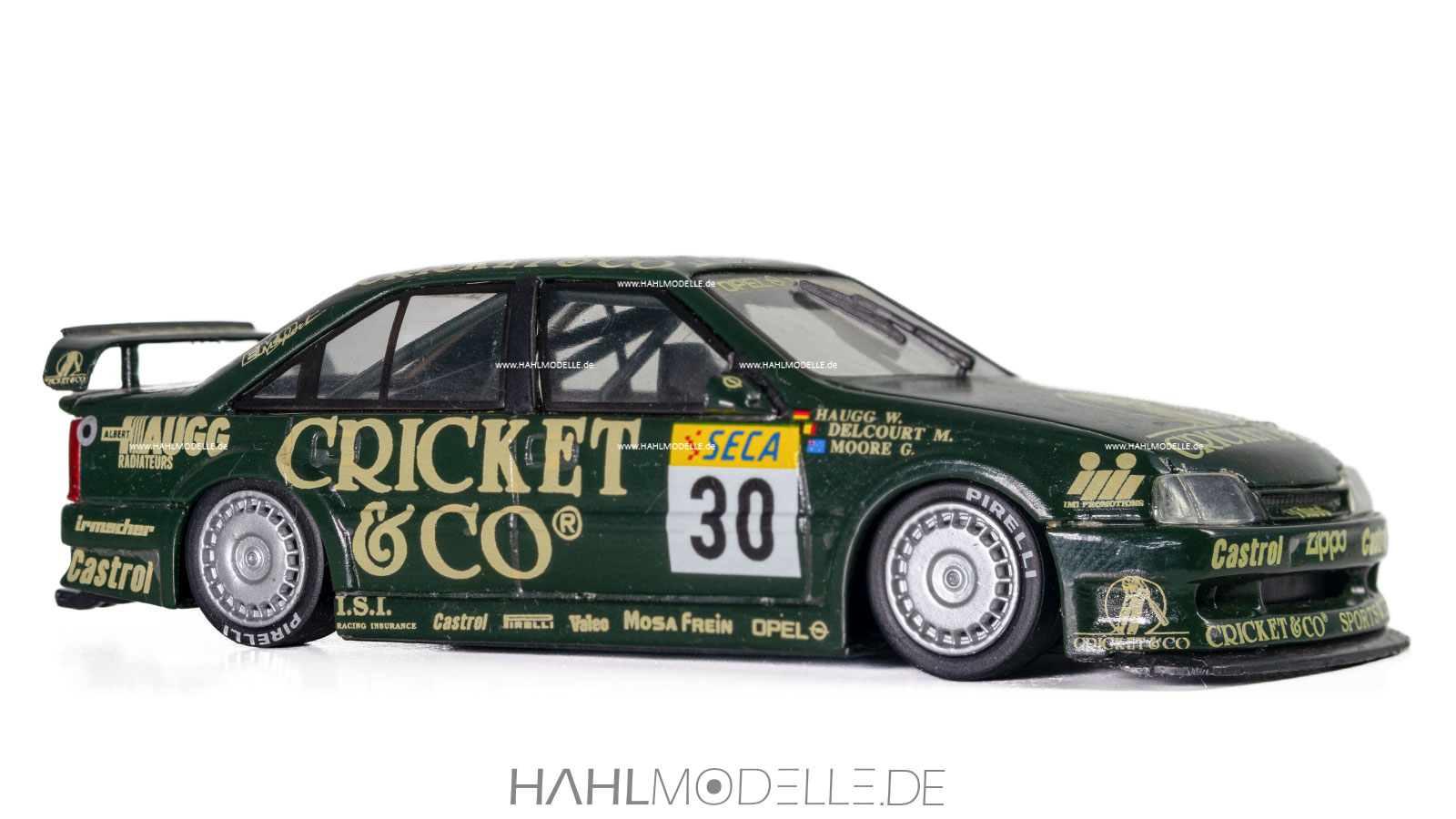 Opel Omega A 3000, Limousine, Tourenwagen, grün, Pauls Model Art / Minichamps, hahlmodelle.de