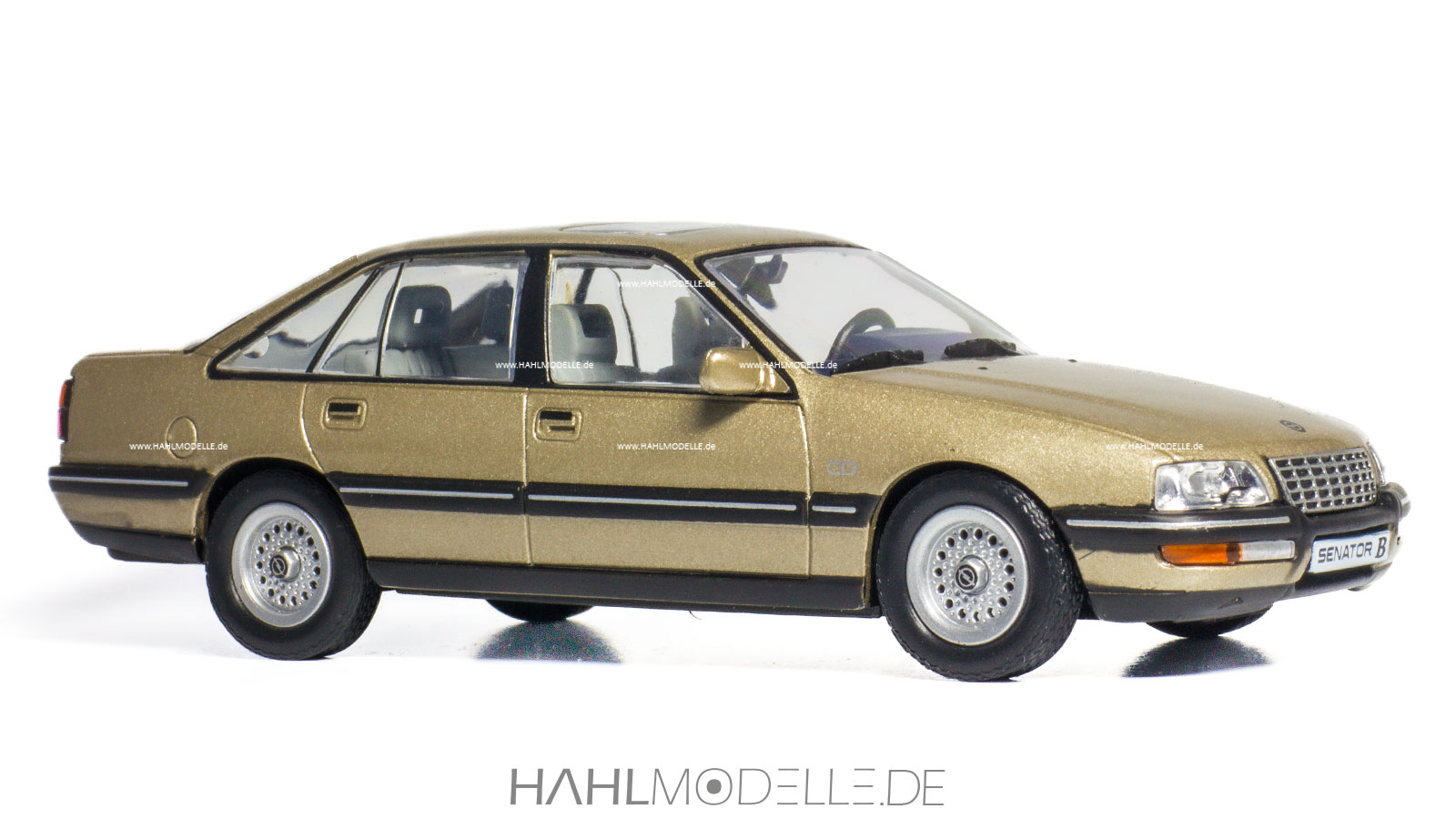 Opel Senator B, Limousine, gold, Ixo, hahlmodelle.de