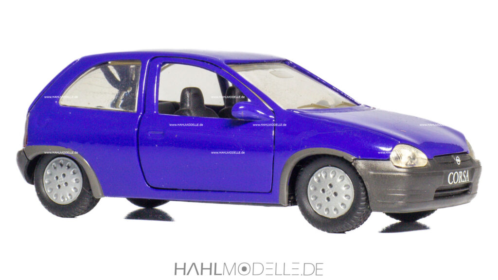 Opel Corsa B, Schrägheck-Limousine, blau, Gama, hahlmodelle.de