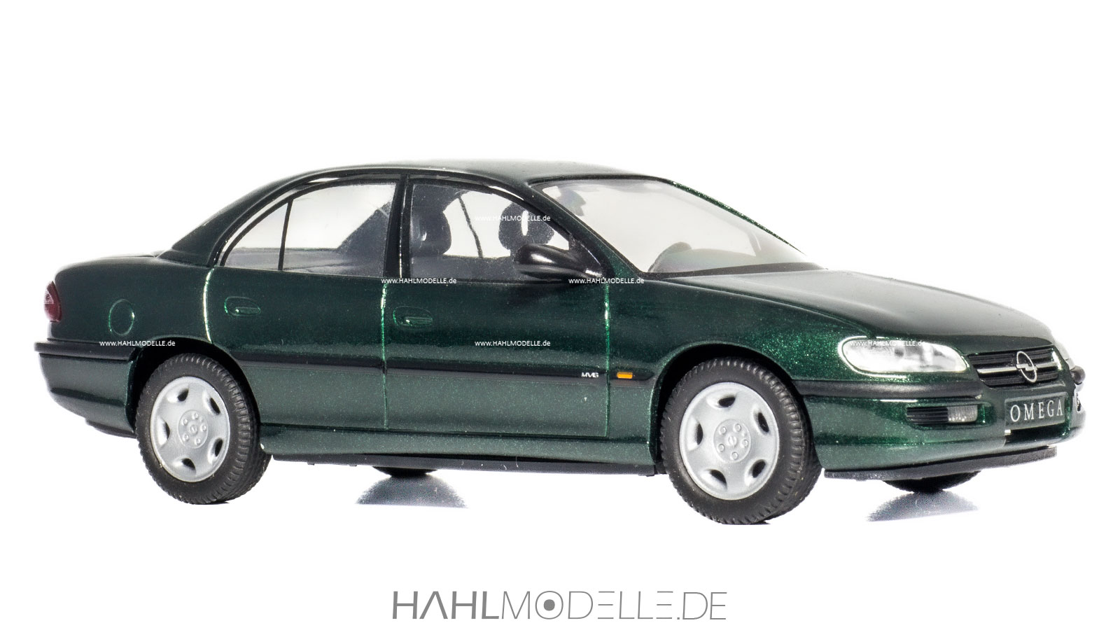 Opel Omega B MV-6, Limousine, grün, Schuco, hahlmodelle.de