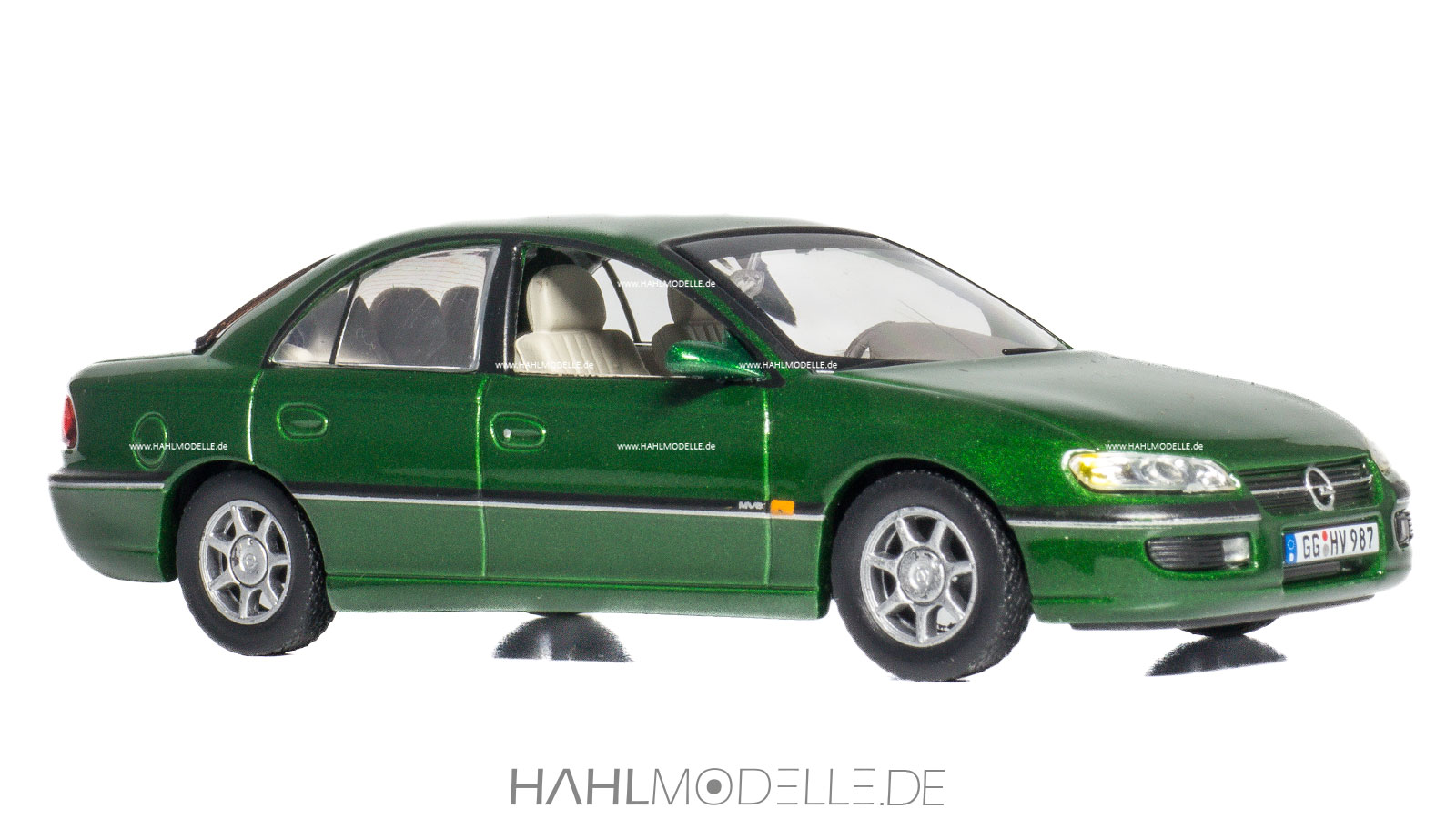 Opel Omega B MV-6, Limousine, grün, Ixo, hahlmodelle.de