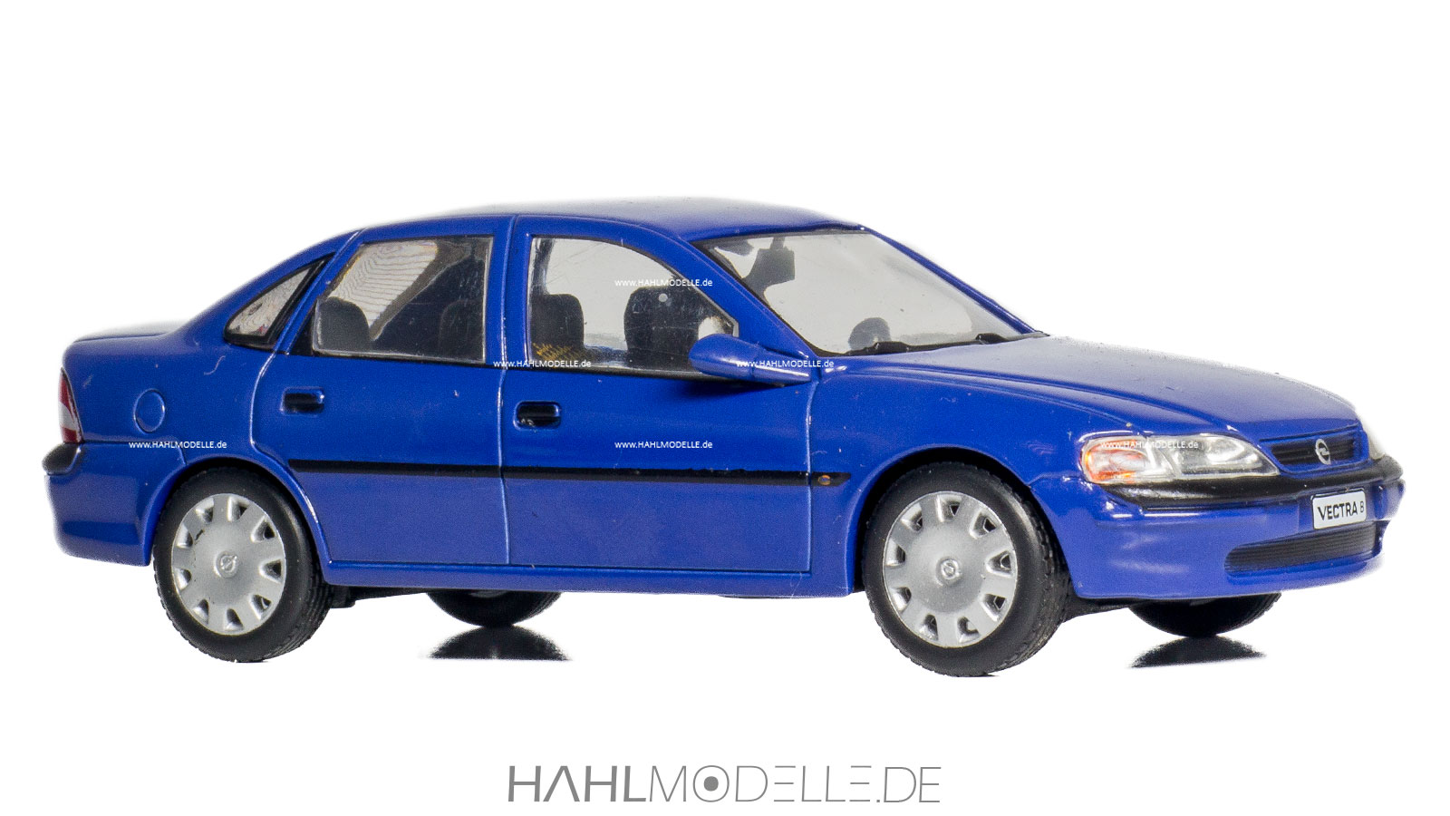 Opel Vectra B, Stufenheck-Limousine, blau, Ixo, hahlmodelle.de