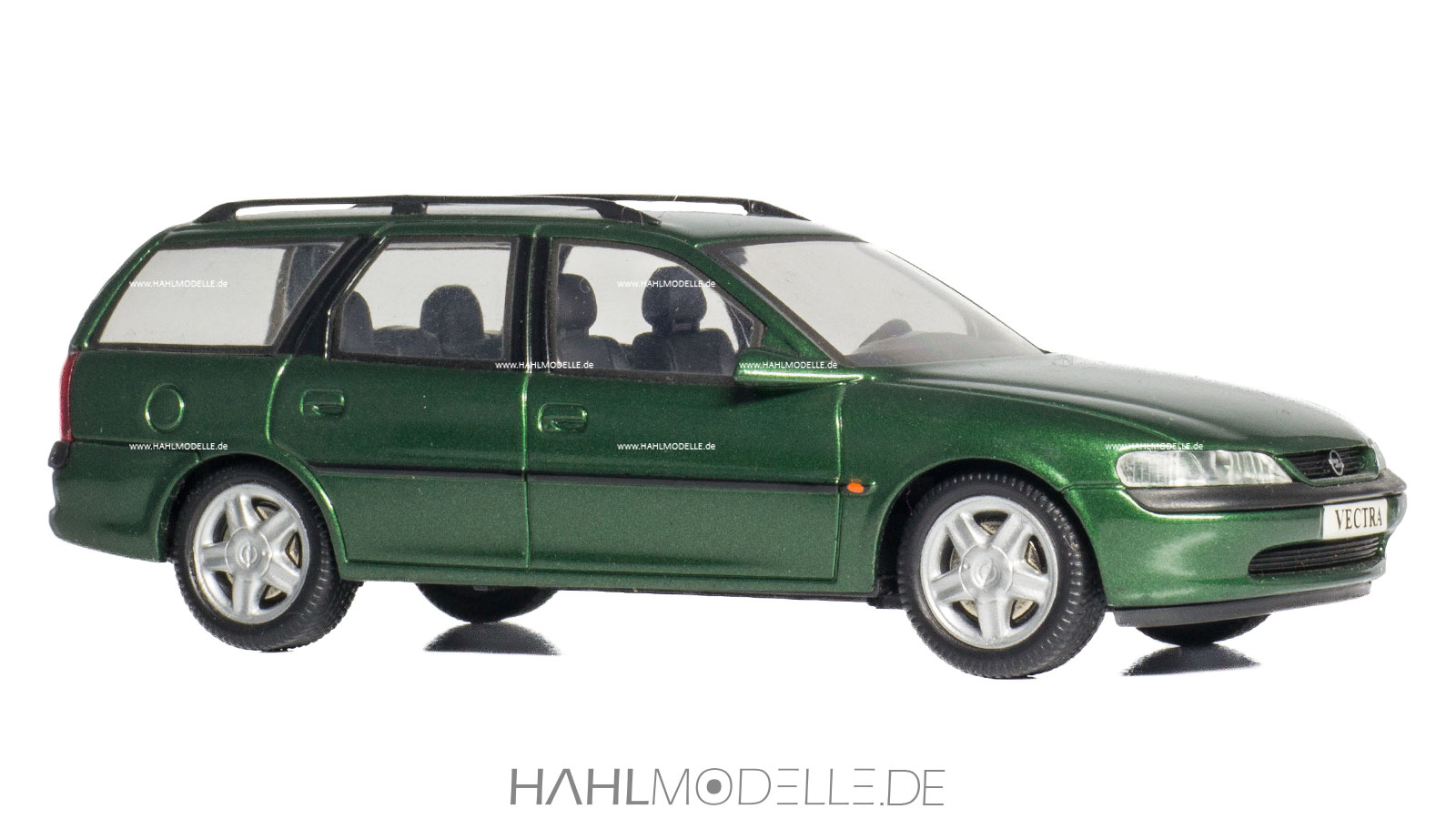 Opel Vectra B CarAVan, Kombi, grün, Schuco, hahlmodelle.de