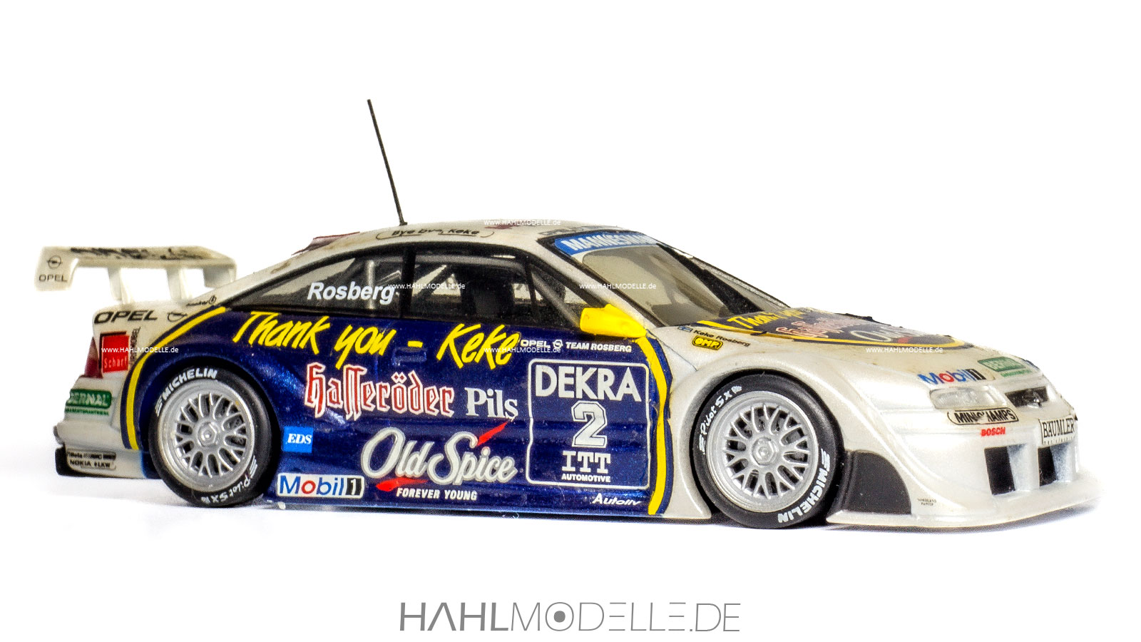 Opel Calibra V6 4x4, DTM, Coupé, weiß/blau, Minichamps, hahlmodelle.de