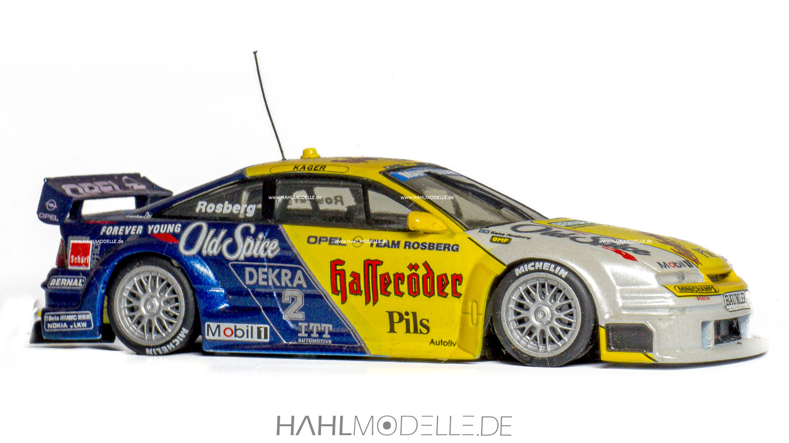 Opel Calibra V6 4x4, DTM, Coupé, weiß/gelb/blau, Minichamps, hahlmodelle.de