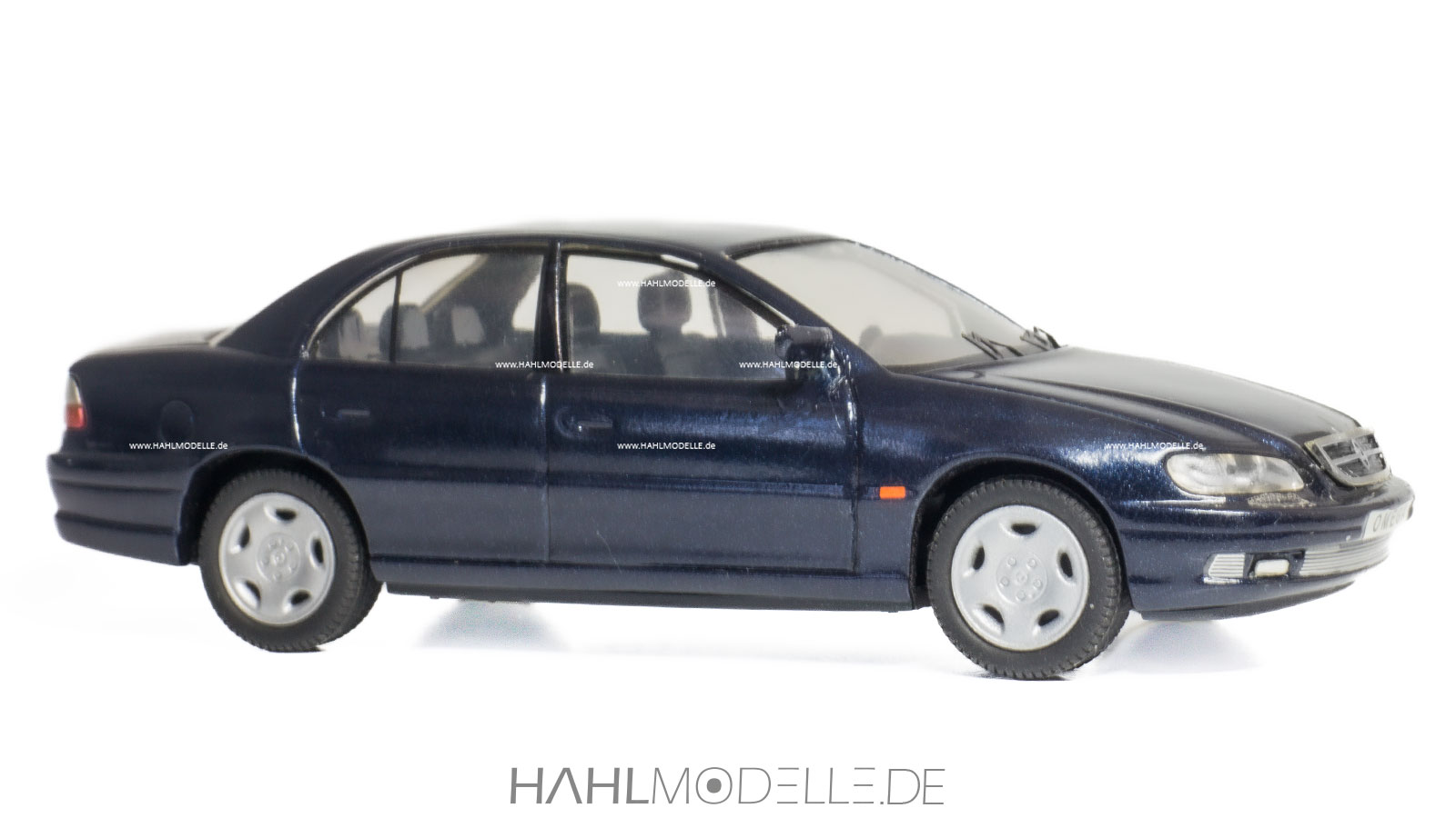 Opel Omega B2, Limousine, blau, Rialto Models, hahlmodelle.de