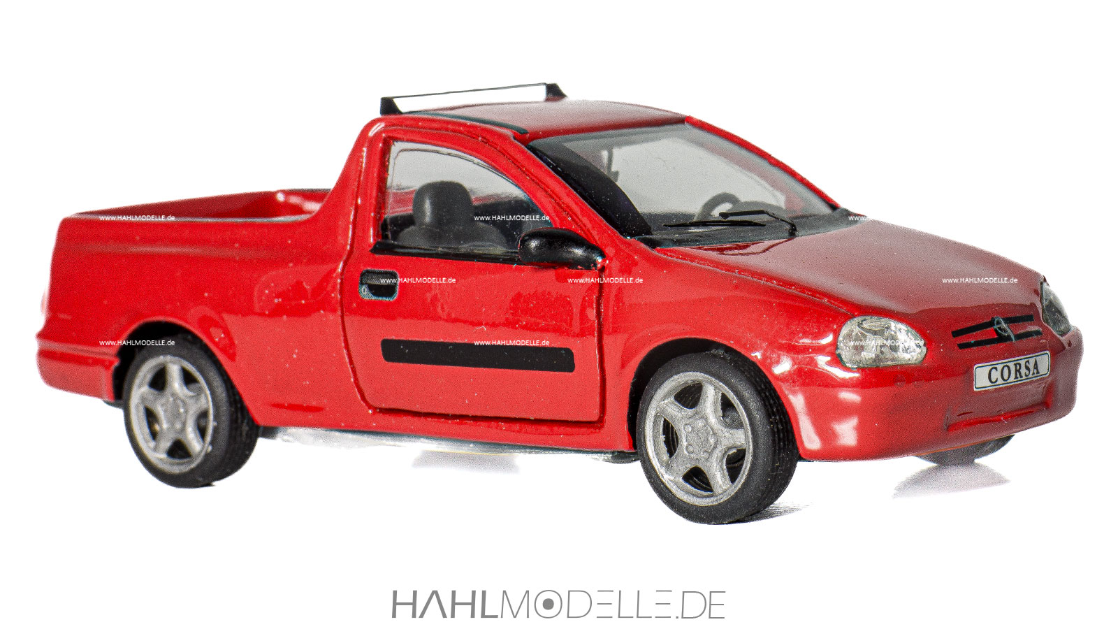 Opel Corsa B, PickUp, rot, Rialto Models, hahlmodelle.de