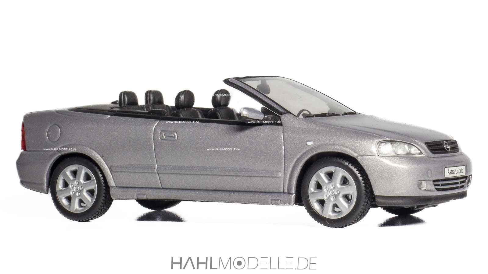 Opel Astra G, Cabriolet, silber, Minichamps, hahlmodelle.de