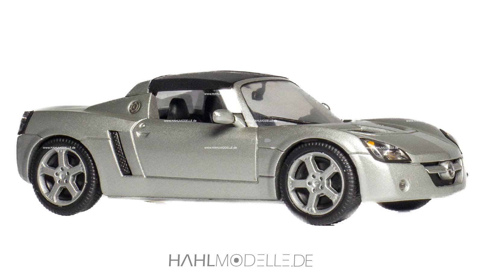 Opel Speedster, Roadster, silber/schwarz, Schuco, hahlmodelle.de