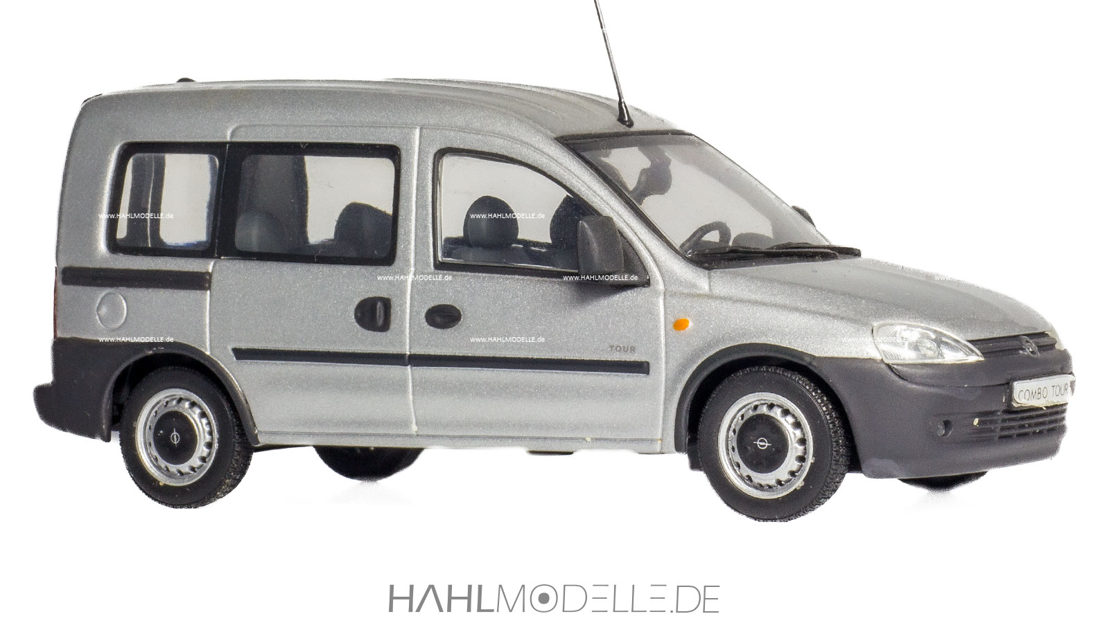 Opel Combo C „Tour“, Hochdach-Kombi, silber, Minichamps, hahlmodelle.de