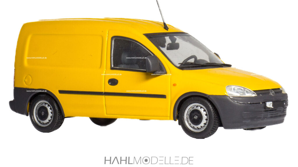 Opel Combo C, Kastenwagen, gelb, Minichamps, hahlmodelle.de