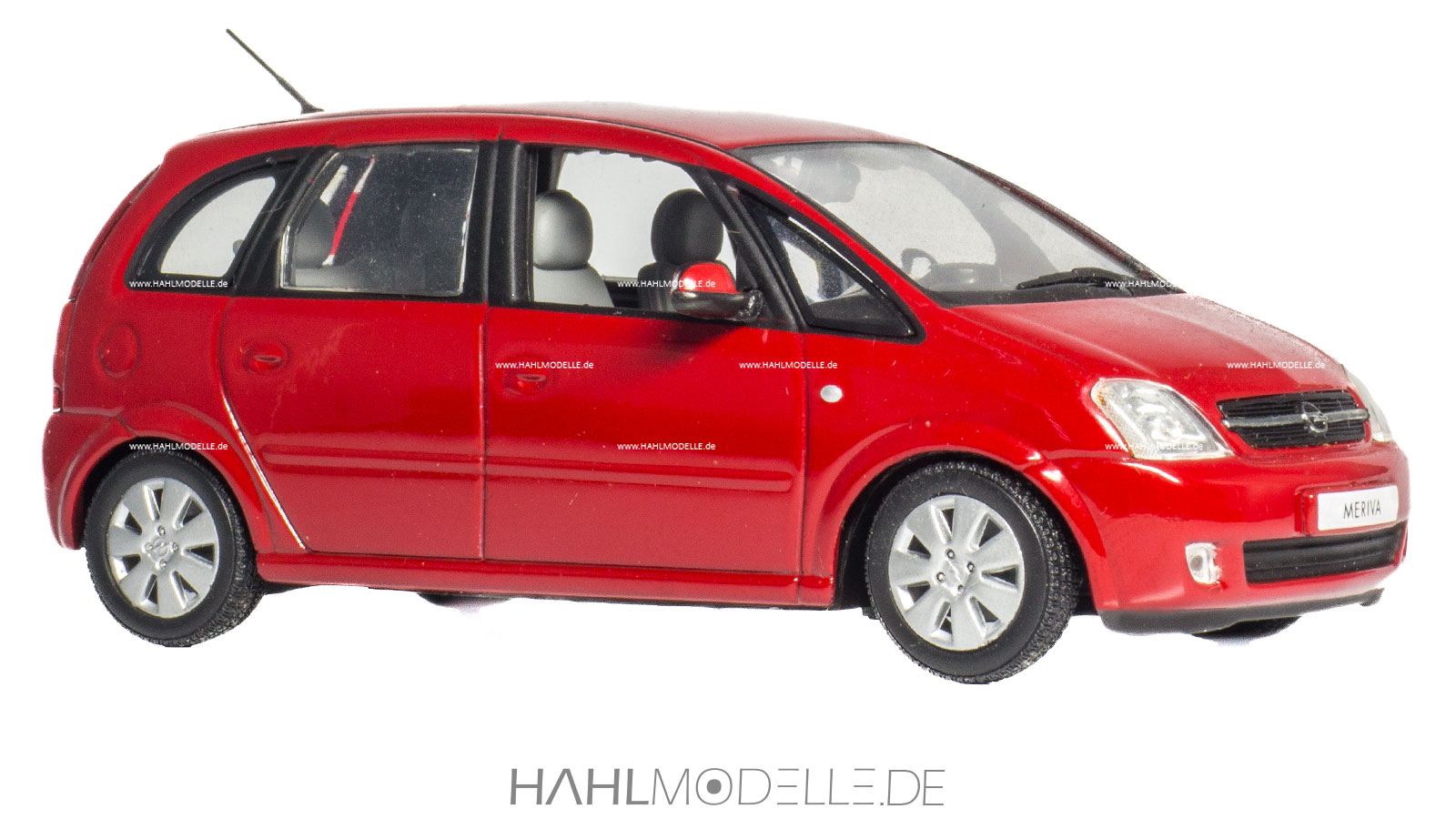 Opel Meriva A, Minivan, rot, Minichamps, hahlmodelle.de