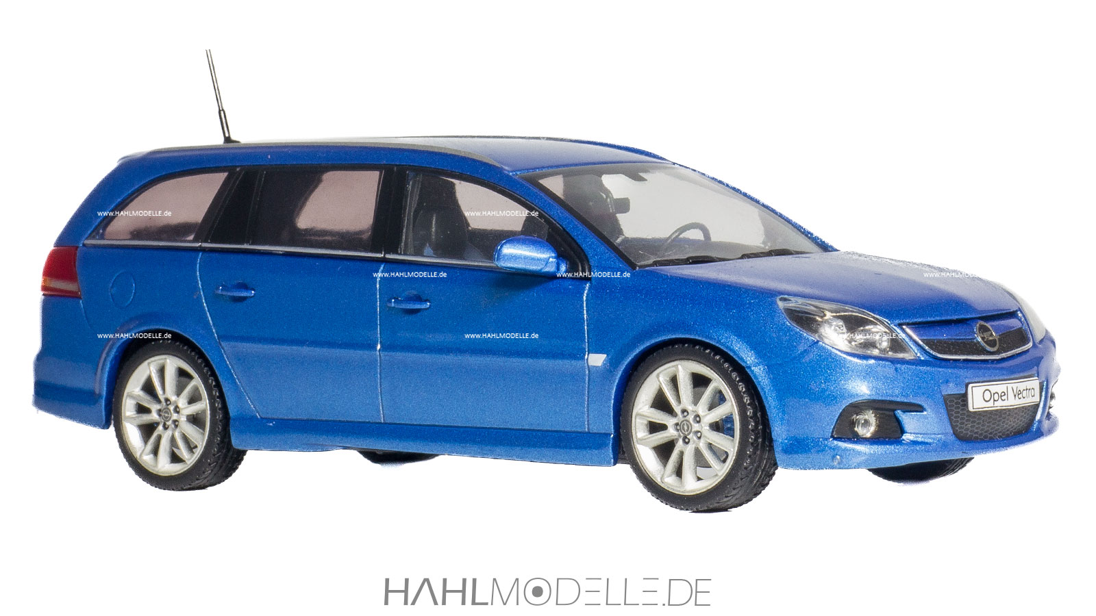 Opel Vectra C CarAVan OPC (C2), Kombi, blau, Schuco, hahlmodelle.de