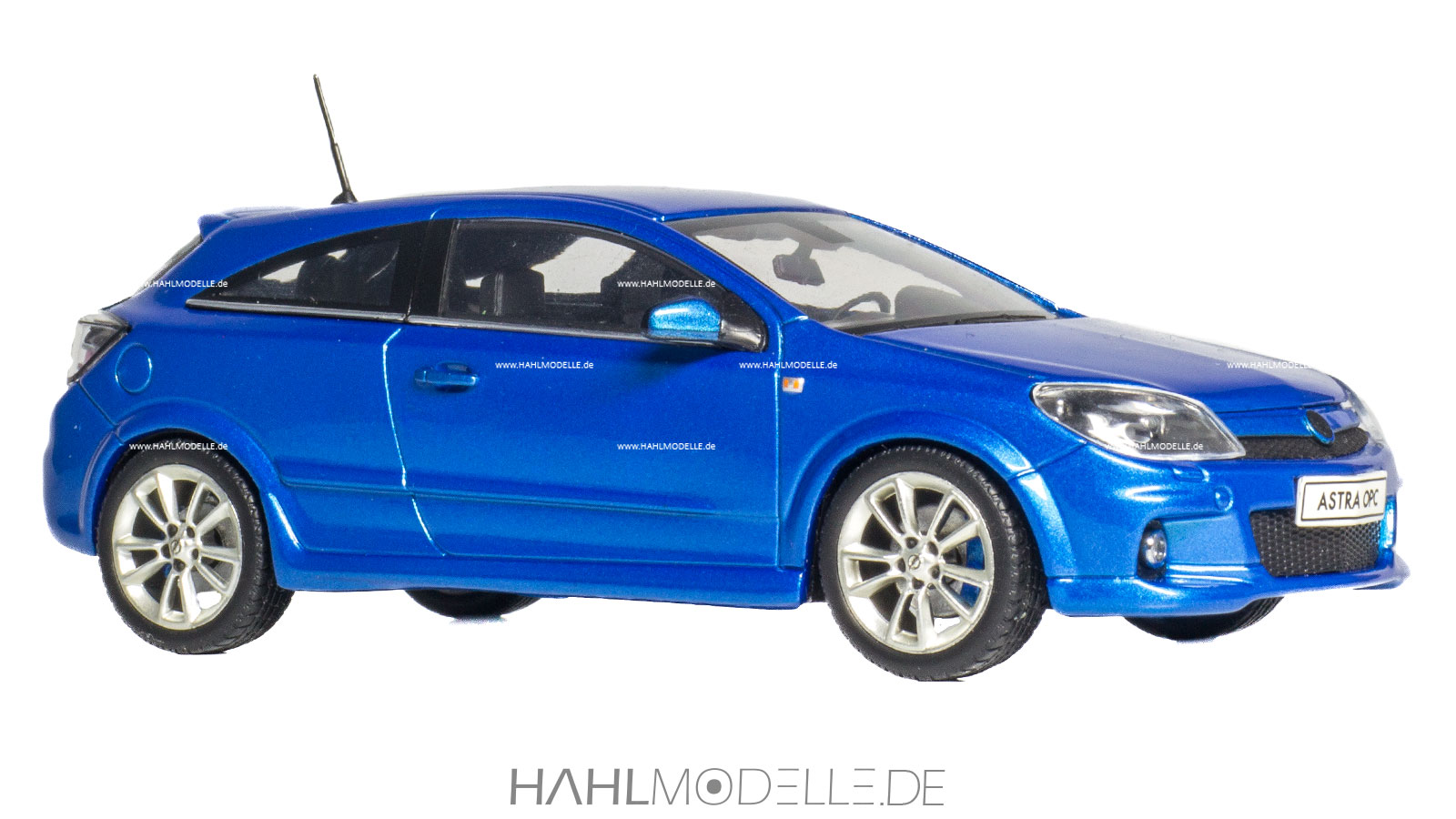 Opel Astra H OPC, Coupé, blau, Minichamps, hahlmodelle.de