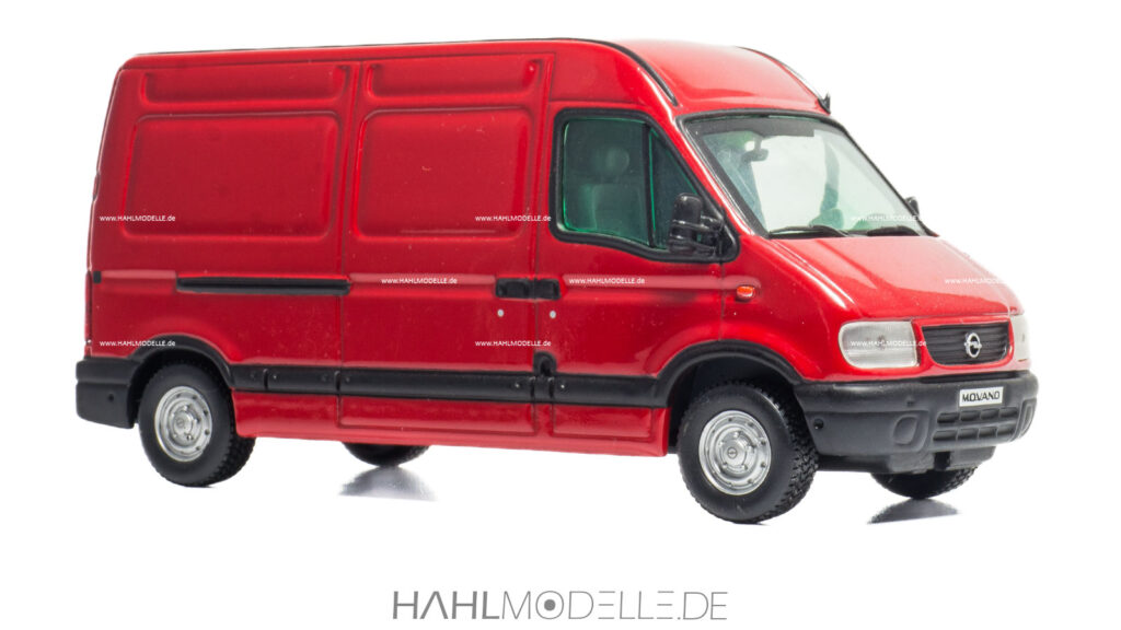 Opel Movano A1, Kastenwagen, rot, Vitesse, hahlmodelle.de