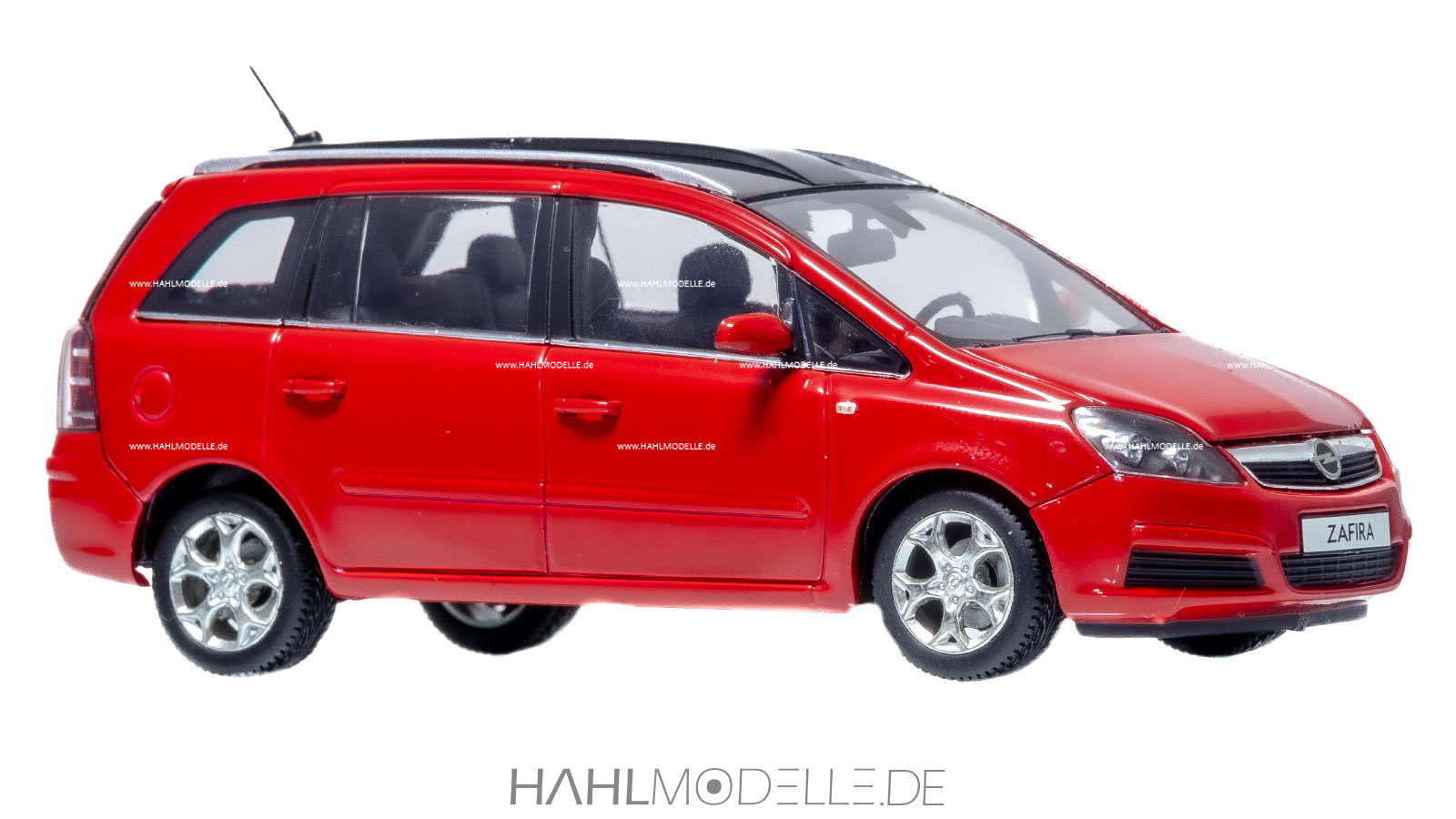 Opel Zafira B, Van, rot, Minichamps, hahlmodelle.de