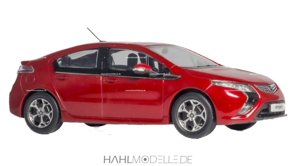 Opel Ampera, Schrägheck-Limousine, rot, Motorart Models, hahlmodelle.de