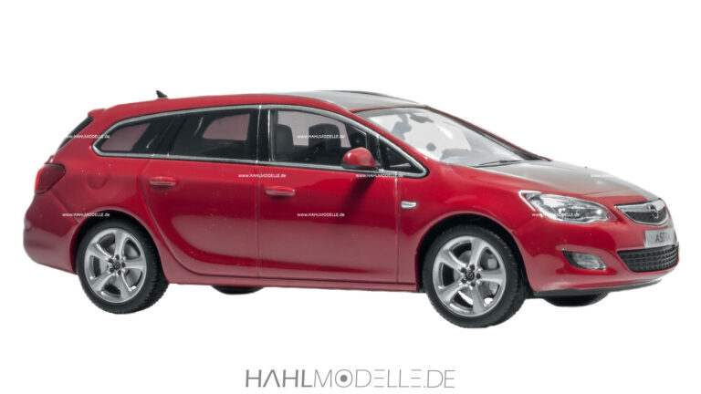 Opel Astra J "Sports Tourer", Kombi, rot, Minichamps, hahlmodelle.de