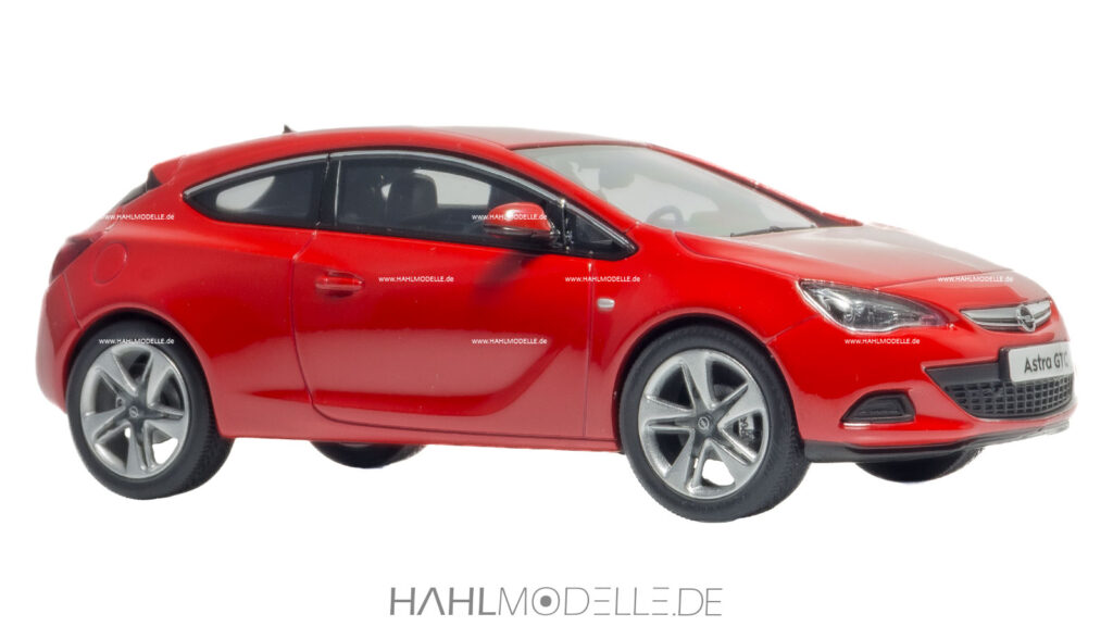 Opel Astra J GTC, Coupé, rot, Motorart Models, hahlmodelle.de