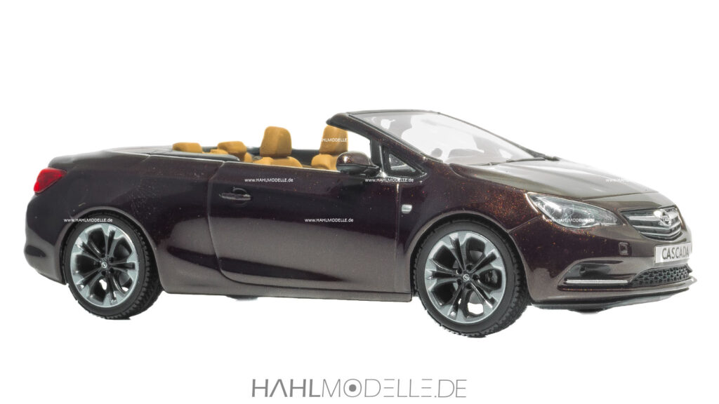 Opel Cascada, Cabriolet (offen), braun, iScale, hahlmodelle.de