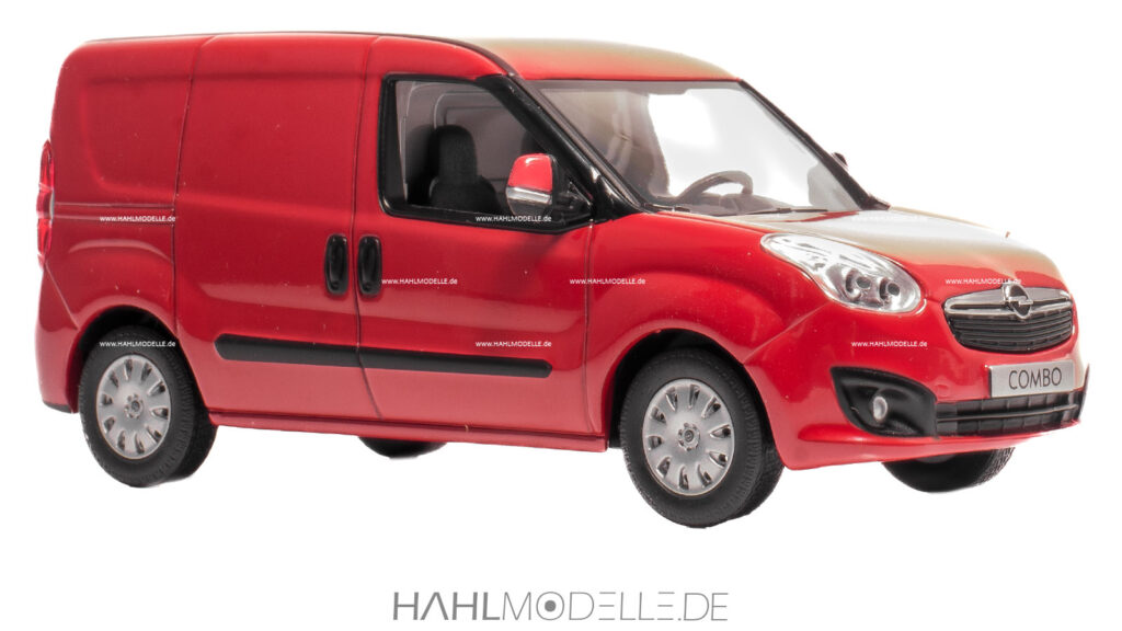 Opel Combo D, Kastenwagen, rot, Norev, hahlmodelle.de