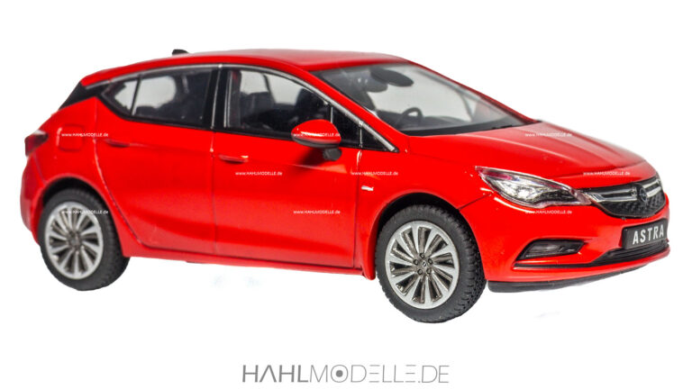 Opel Astra K, Schrägheck-Limousine, rot, iScale, hahlmodelle.de