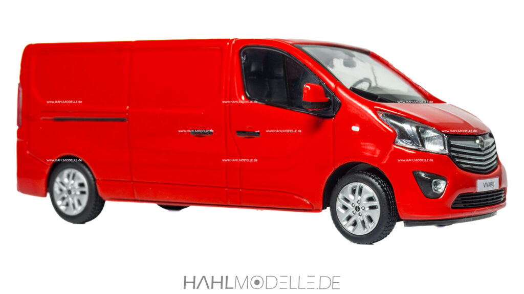 Opel Vivaro B, Kastenwagen, rot, iScale, hahlmodelle.de