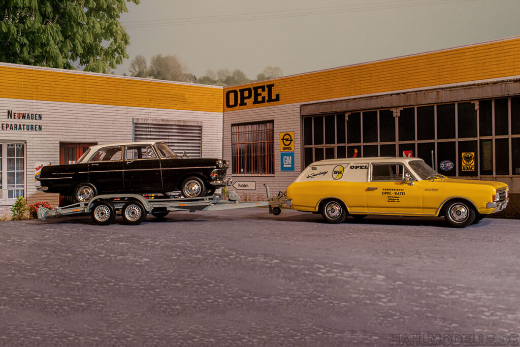 Opel Rekord P2 Limousine | Opel Lieferwagen Rekord C | hahlmodelle.de