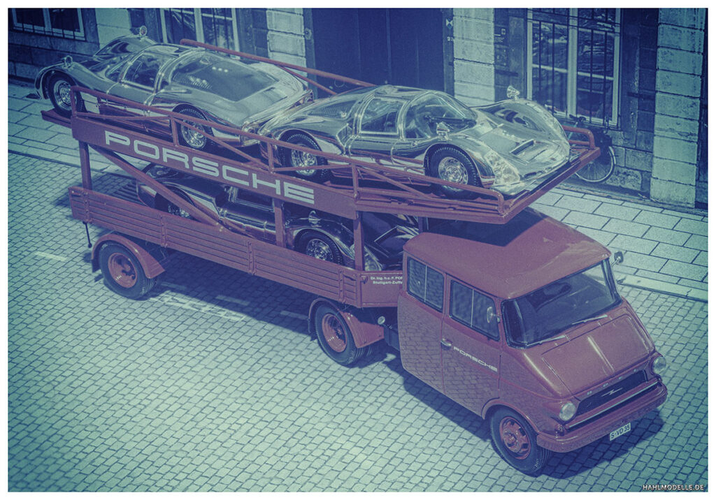 Opel Blitz 1,9 to, Renntransporter (Porsche) | hahlmodelle.de