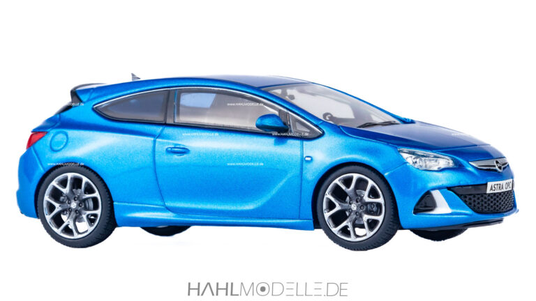 Opel Astra J GTC OPC, Coupé, blau, Motorart Models, hahlmodelle.de