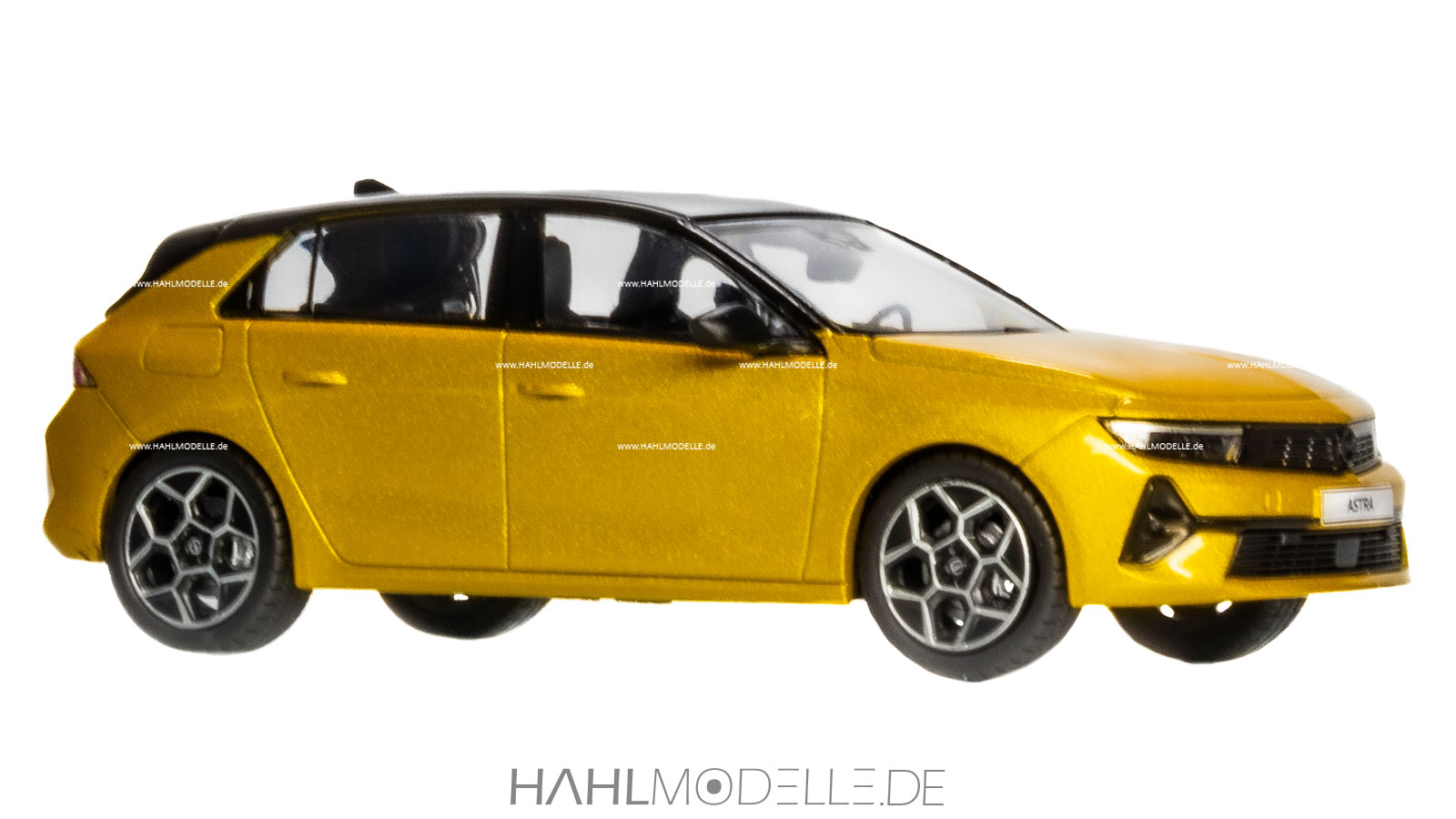 Opel Astra L, Schrägheck-Limousine, gold/schwarz, Norev, hahlmodelle.de