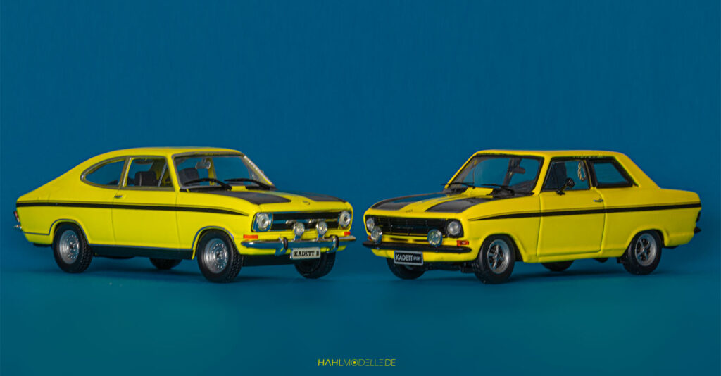 Opel Kadett B Coupé F „Rallye“ | Opel Kadett B Limousine „Rallye“ | hahlmodelle.de