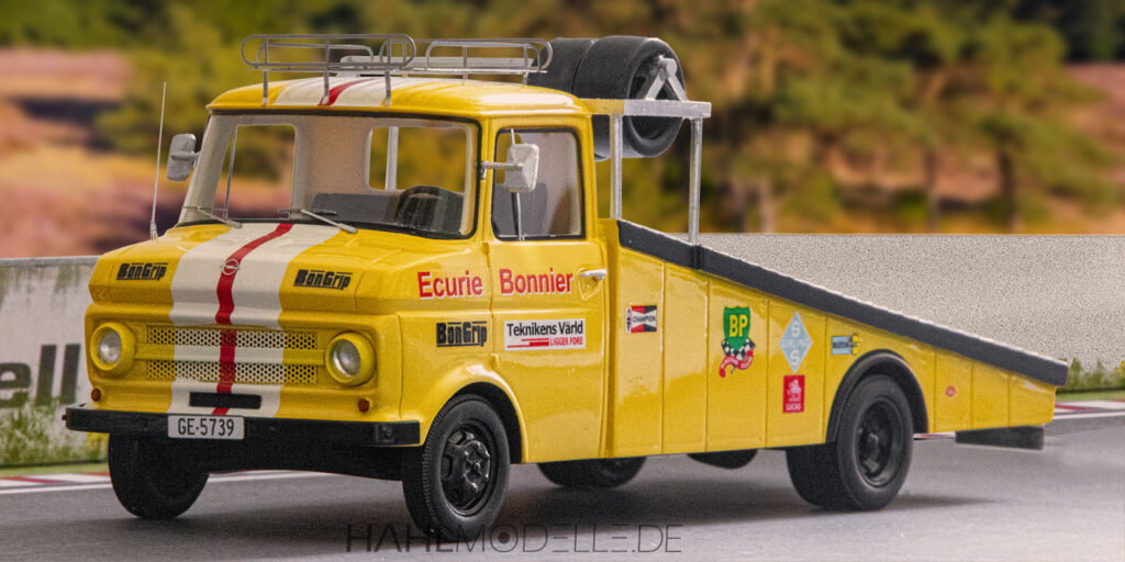 Opel Blitz B Autotransporter Ecurie Bonnier | hahlmodelle.de