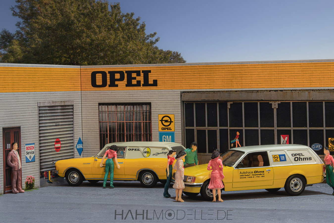 hahlmodelle.de | Opel-Modelle im Maßstab 1:43 | Galerie Inszenierungen