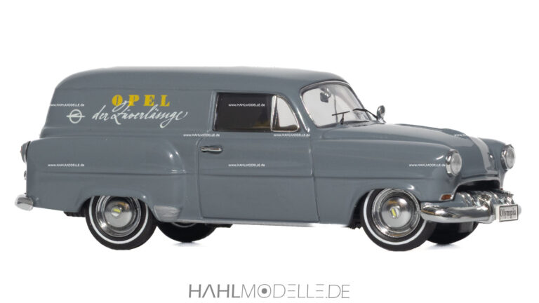 Opel Lieferwagen L-53, Kastenwagen, grau, Schuco, hahlmodelle.de
