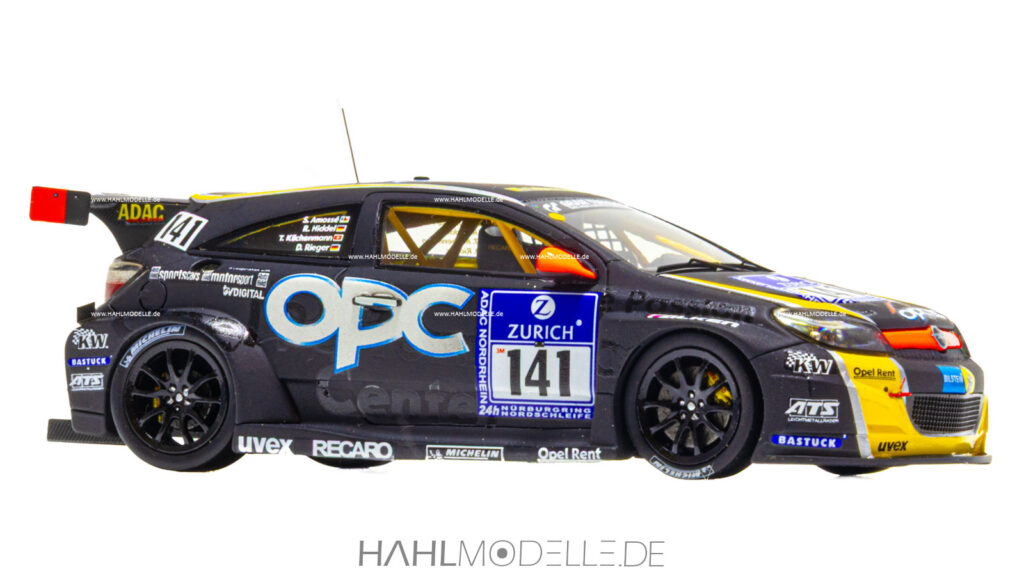 Opel Astra H OPC Race Camp, Coupé, schwarz, Minichamps, hahlmodelle.de