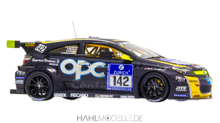 Opel Astra H OPC Race Camp, Coupé, schwarz, Minichamps, hahlmodelle.de