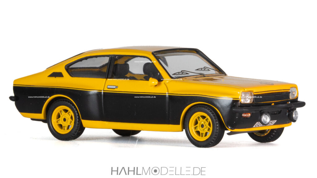 Opel Kadett C1, Coupé, gelb/schwarz, Trofeu, hahlmodelle.de