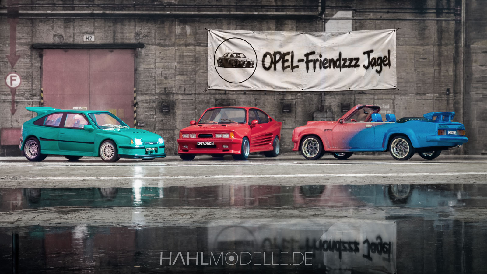 hahlmodelle.de | Opelmodelle im Maßstab 1:43 | Modelle in Dioramen